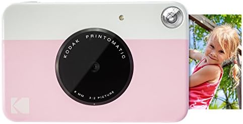 KODAK PRINTOMATIC Azonnali Nyomtatás Kamera (Rózsaszín) Nézni Csomag