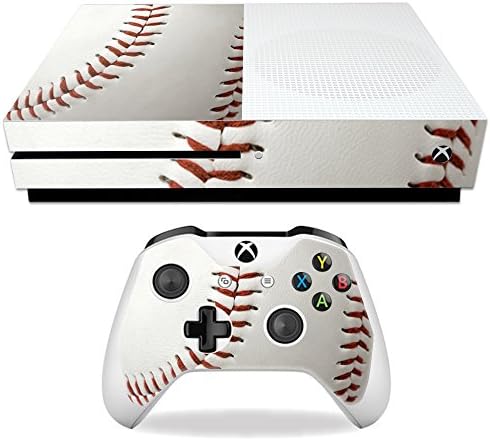 MightySkins Bőr Kompatibilis a Microsoft Xbox One S - Baseball | Védő, Tartós, Egyedi Vinyl Matrica wrap Borító | Könnyű Alkalmazni,