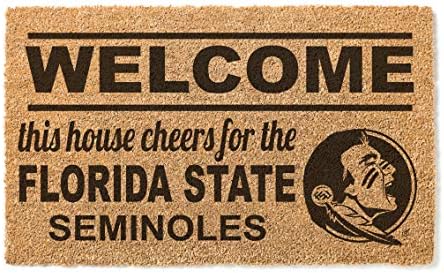 KH sportrajongó Floridai Állami seminole-k Üdv Csapat Kókuszrost Lábtörlő