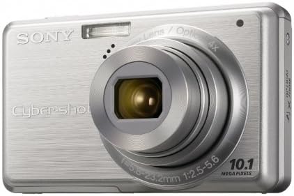 A Sony cyber-shot DSC-S950 10MP Digitális Fényképezőgép 4-szeres Optikai Zoom Super Steady Shot képstabilizátor (Ezüst)