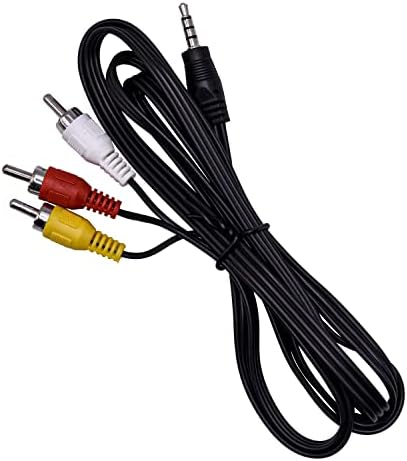 HQRP AV Audio-Video Kábel - /Kábel-Kompatibilis Canon DC100, DC210, DC220, DC230, DC310, DC320 Videokamera