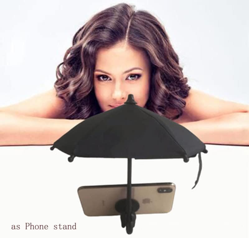 (2 Csomag) NTidea Telefon Esernyő a Nap, Árnyék, Vicces Telefon Snap Ujját Telefon készenléti Szilikon Telefon tartó Esernyő, valamint tapadókorong