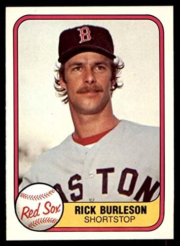 1981 Fleer 225 Rick Burleson Red Sox (Baseball Kártya) NM/MT Red Sox