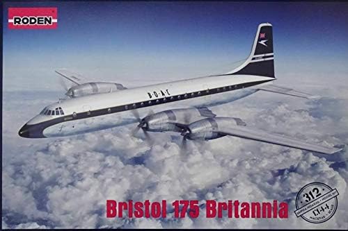 Bristol 175 Britannia Szállító Repülőgép 1/144 Skála Műanyag Modell Kit Roden 312