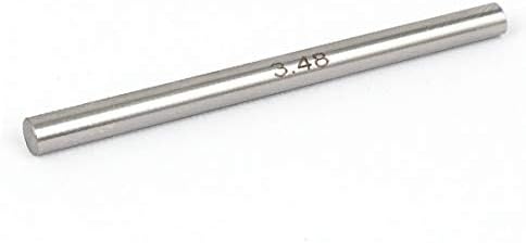 X-mosás ragályos 3.48 mm x 50 mm-es Wolfram-Karbid Hengeres Pin-Gage Mérő Mérési Eszköz(Herramienta de medición de galga de
