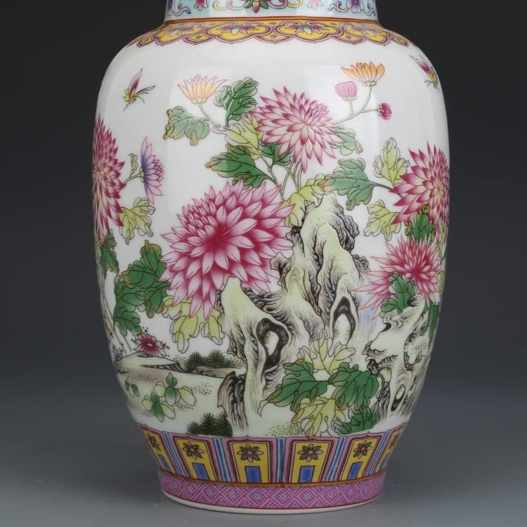 ZHYH Zománc Krizantém Tartozó Fű Teát, Üveg Antik Gyűjtemény Antik Jingdezhen Porcelán Dísztárgyak