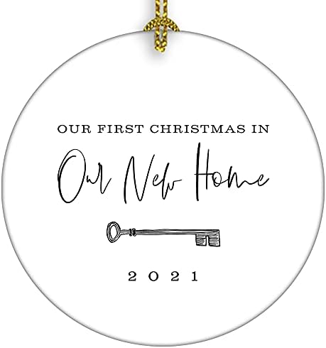 1. a Karácsony, Az Új Haza, Haza Dísz Dekoráció, Családi karácsonyfa Lógó Díszek - az Első Karácsony, Új Otthonunk Dísze Eljegyzési Dísz 2021