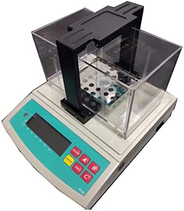 Elektronikus Densitometer a Szilárd anyag Sűrűségét Mérő Teszter DE-200 Maximális Súly 200g RS-232 Interfész