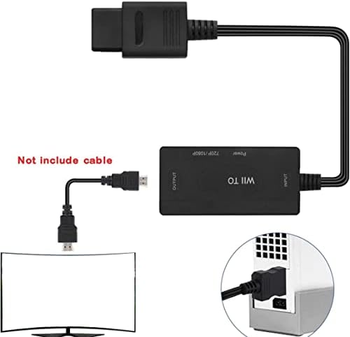 Nem kell alkalmazni, WII, HDMI-Kompatibilis Játék Konzol Videó Kábel nagyfelbontású Kimenet