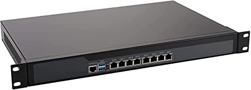 Partaker Tűzfal, VPN, állványba szerelhető, 1U Tűzfal Hálózati Biztonsági Berendezés, Router, PC, 8 Intel Gigabit LAN Core