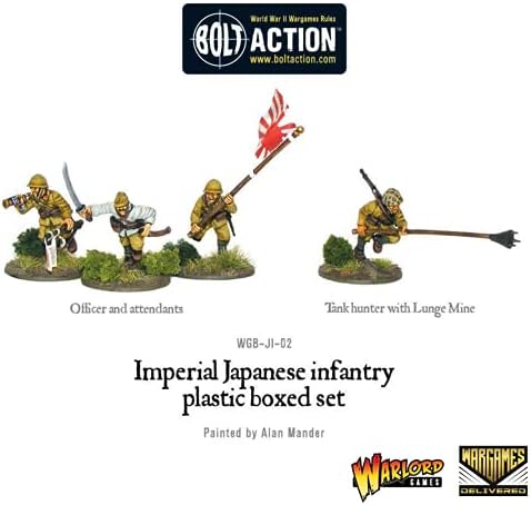 Háborús játékok Szállított Csavar Akció Miniatúrák - Japán Gyalogság Csapat Meghatározott, a World War 2, Miniatűrök, akciófigurák 28mm