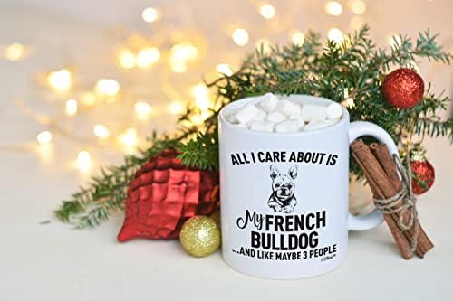 Francia Bulldog Anya Ajándékok Bögre Karácsonyra Nők Férfiak Apa Dekoráció Szerető Dekorációk, Amit Nagyon Szeretek Francia Bulldog Kávé Kiegészítők