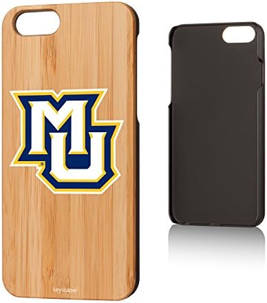 Keyscaper Bambusz iPhone 6 / 6 Esetben NCAA - Marquette Egyetem