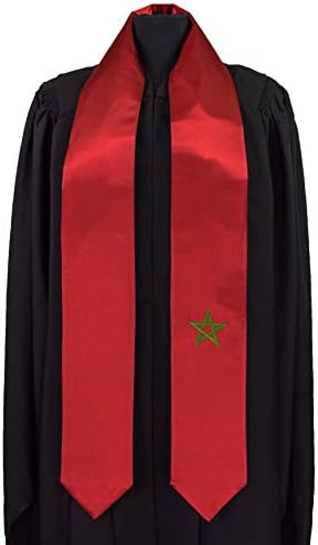 Látás Viselni Marokkói Zászló Érettségi Szárny/Ellopta Nemzetközi Tanulmány Külföldön Felnőtt Unisex