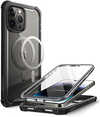 i-Blason AresMag Kompatibilis MagSafe iPhone 14 Pro Max Telefon Esetében 6.7 inch (2022), egész Tested Világos, Masszív