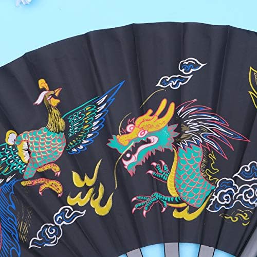 Toyvian Kínai Rajongók Kézi Kézi 2 Csomag Harcművészet Kezét Rajongók Kezében Rajongók Összecsukható Legyező Rajongók Hagyományos Összecsukható