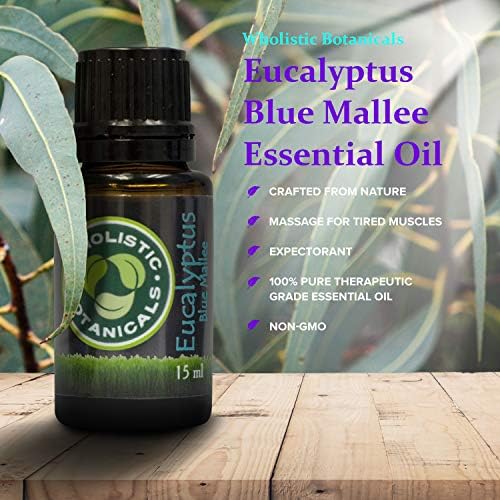 Wholistic Növényekkel, Eukaliptusz Kék mallee-i illóolaj — Eukaliptusz Olaj, Aromaterápiás illóolaj — 15 ml
