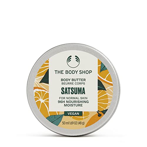 A Body Shop Satsuma Test Vaj – Tápláló & Hidratáló Bőrápoló Normál Bőr – Vegán – 6.75 oz
