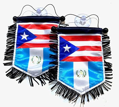 Puerto Guatemala Rica-i zászló Autó Tartozékok Haza Fal Ablak Dekoráció Banner (Dub PR G)
