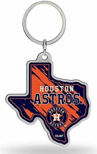 Rico MLB Astros - Texas Állam Alakú Kulcstartó