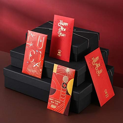 KESYOO 20db Új Évet Ajándék Vörös Borítékok Kreatív Red Csomagok Rajzfilm Piros Pénzt Táskák 2401 Tavaszi Fesztivál