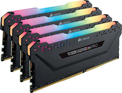 Corsair Vengeance RGB Pro 32GB (4x8GB) DDR4 3200MHz C16 LED Asztali Memória - Fekete
