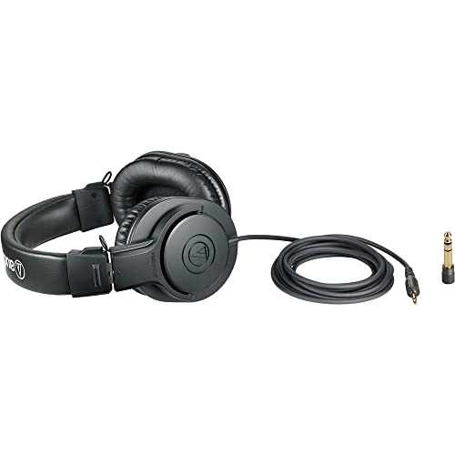Audio-Technica ATH-M20x Zárt-Vissza Monitor Fejhallgató Csomag Auray Fejhallgató tartó Fejhallgató-Ügy