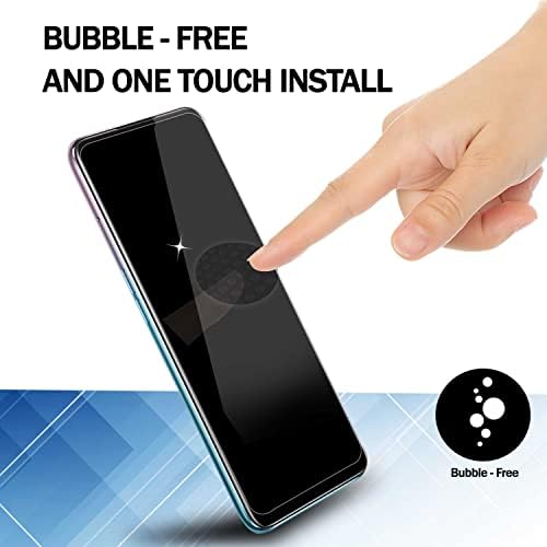 RKINC Screen Protector [4-Pack] a amsung Galaxy A21, Edzett Üveg Fólia képernyővédő fólia, 0.33 mm-es [LifetimeWarranty][Anti-Semmiből][Anti-Összetörik]
