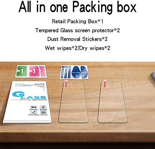 KATIN [2-Pack] Képernyő Védő LG G8X Dolognál, V50s Dolognál Edzett Üveg Nem-Buborék, 9H Keménység, Könnyen Telepíthető
