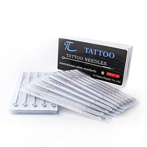 TC 50PCS Tetováló Tűk 9M1-TC 50Pcs Profi Tetováló Tűk 9M1 a Tetoválás Fegyvert, Tetoválás Készletek, Tetoválás készletek