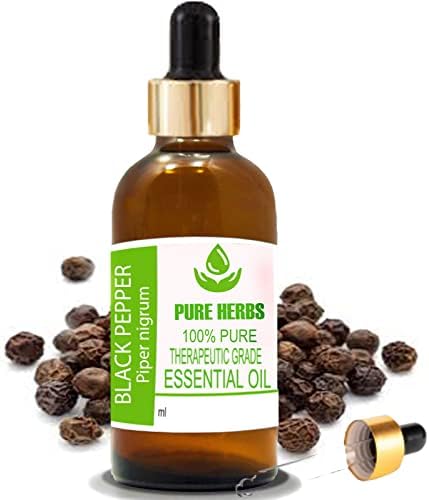 Tiszta Gyógynövények, Fekete Bors (Piper nigrum) Pure & Natural Therapeautic Minőségű Esszenciális Olaj 30ml