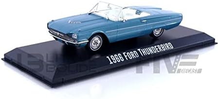 1966 Thunderbird Kabrió Világoskék Találkoztam. w/Fehér Belső Thelma & Louise (1991) Hollywood Sorozat 1/43 Fröccsöntött Modell Autó Greenlight