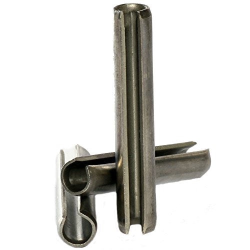 A2 Rozsdamentes Acél Lapos Tavaszi Feszültség Csapok Roll Pin DIN1481 M3 x 32-100 Csomag