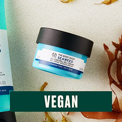 A Body Shop Alga Olaj-Control Gél Krém – A Kombináció & Zsíros Bőr–, Hidratálja, Egyenlegek & Mattifies – Vega – 1.7 oz