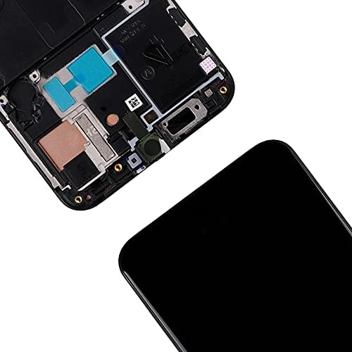 SwarKing AM-OLED Csere Kompatibilis a Samsung Galaxy A40 (Fekete Keret) LCD Kijelző érintőképernyő Digitalizáló Közgyűlés a Javító