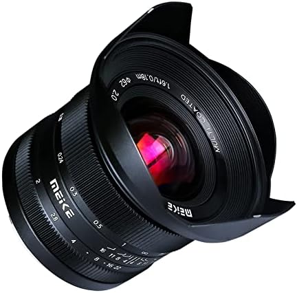 Meike 12 mm f2.0 Ultra Széles Látószögű Kézi Fókusz Lencse Kompatibilis Sony E-Mount APS-C tükör nélküli Fényképezőgépek A6400 A5000 A5100