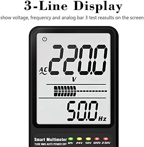 UOEIDOSB Digitális Multiméter Teszter LCD-3-Line Kijelző Voltmérő AC DC Feszültség Dióda Kapacitás