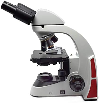Prémium Binokuláris Mikroszkóp - Véges Szín Korrigált Optikai Rendszer, LED-es Megvilágítás - 4X, 10X, 40X (S), 100X Olaj (S) - 30° -