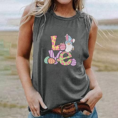 Levél Nyomtatás Póló Női Nyári Szerelem Grafikus Nyomtatott T-Shirt-Sleeve Alkalmi Ujjatlan Póló Felső