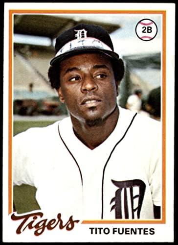 1978 Topps 385 Tito Fuentes Detroit Tigers (Baseball Kártya) EX Tigrisek