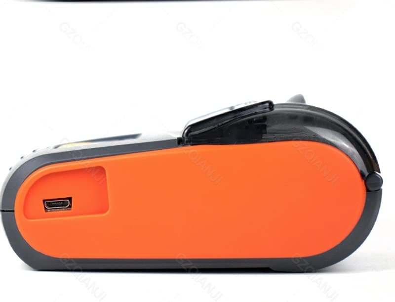 N/A Mini hőnyomtató Mini Mini Protable Nyomtató Nyugta Ingyenes alkalmazás a Telefon Nyomtató (Szín : Narancs Méret : 83 * 112 * 54mm)