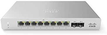 MS120-8-HW Cisco Meraki Felhő Sikerült Hálózati Kapcsoló 1 Év Enterprise Licenc LIC-ENT-1 ÉV