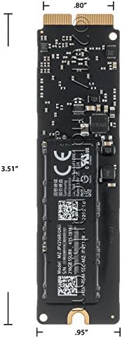 Odyson - 256 gb-os SSD (PCIe 3.0 x4, SSUBX) Csere MacBook Air 13 A1466 (Korán, 2015, , 2017 Közepéig)