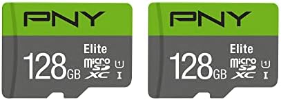 PNY 128GB Elit Osztály 10 U1 microSDXC Flash Memória Kártya 2-Pack & WYZE Cam OG Biztonsági Kamera, Beltéri/Kültéri, 1080p HD Wi-Fi