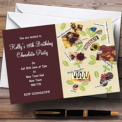 A Kártya Állatkert Finom Csokoládé Személyre Szóló Meghívókat