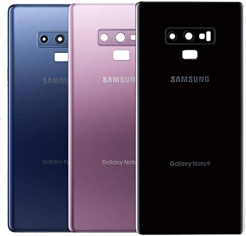 Galaxy Note 9 Vissza Üveg Fedelét Ház Ajtó Kazetta Alkatrész Csere Samsung Galaxy Note 9 - Bármely Fuvarozó - N960 (Kék)