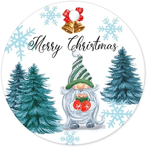 A Gnome-Boldog Karácsonyt Karácsonyfa Ornaments2022 Rajzfilm Hópelyhek Karácsonyfa Ünnep Karácsonyfa Dekoráció, Dísztárgyak, Kétoldalas Porcelán
