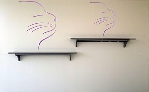 Macska Stencil, 3 x 4 inch (S) - Vonal Művészeti Kisállat-Barát Állat Fejét Stencil Festés Sablon