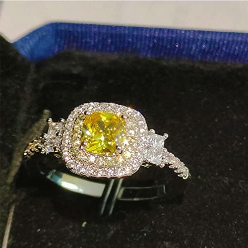 Ékszer Eljegyzési Vágott Esküvői Kő Ajándék Fehér Gyűrű Kézzel Készített Luxus Gyűrűk Gyűrű Gyanta