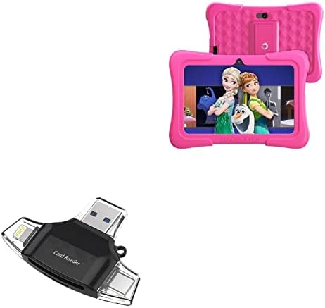 BoxWave Smart Modul Kompatibilis Sárkány Érintse meg Y88X 7 Gyerekek Tabletta (7) - AllReader SD Kártya Olvasó, microSD Kártya Olvasó SD-Kompakt